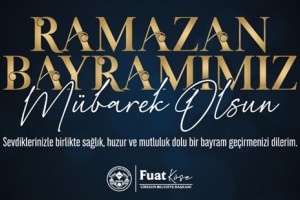 “Sağlık, Huzur ve Mutluluk Dolu Nice Bayramlar Diliyorum”